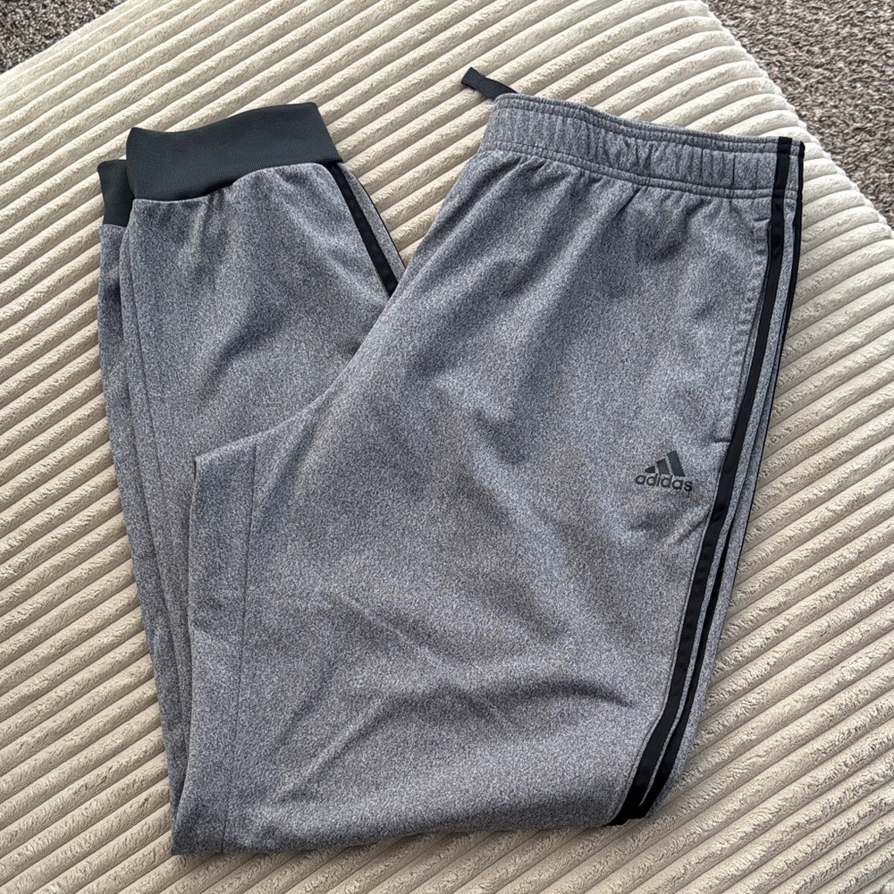 Adidas Men's Heather Gray Joggers